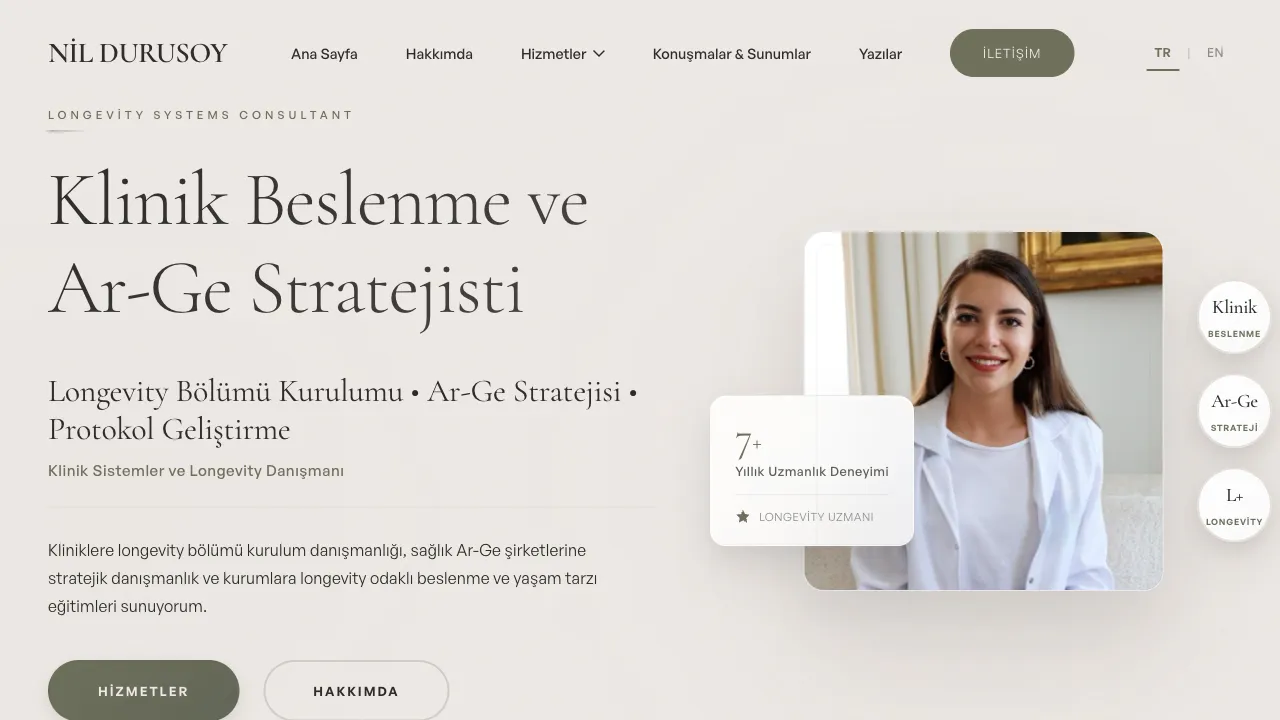 Nil Durusoy web sitesi ön izleme